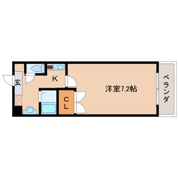 近鉄奈良駅 徒歩11分 5階の物件間取画像